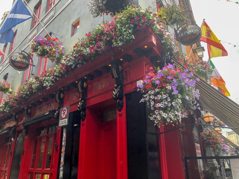 Flowers in Temple Bar