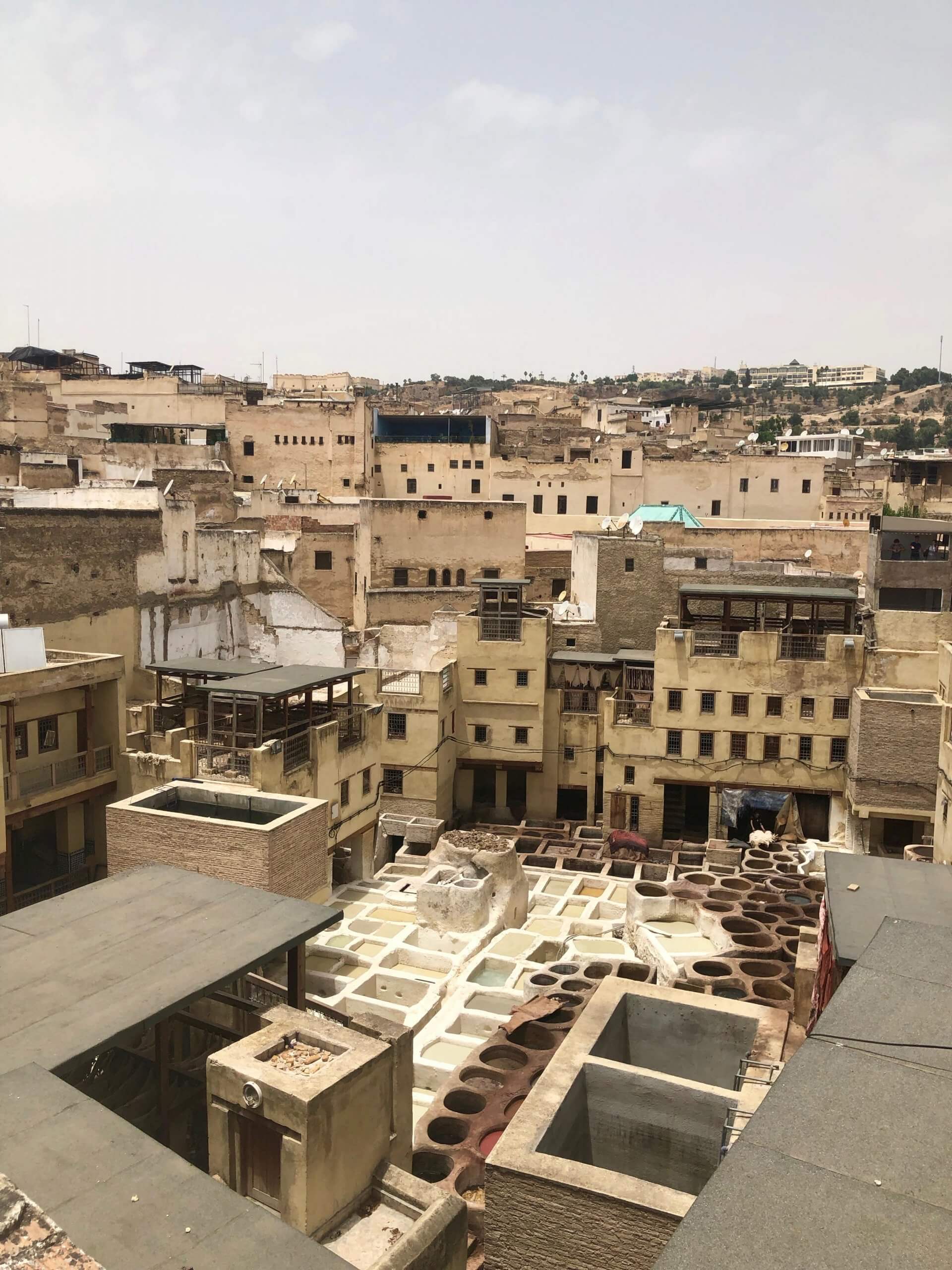 tannery in fes morocco