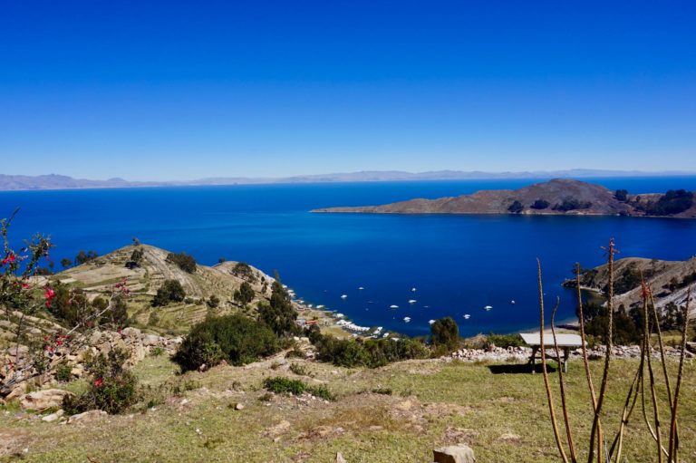 lake titicaca views from isla del sol bolivia